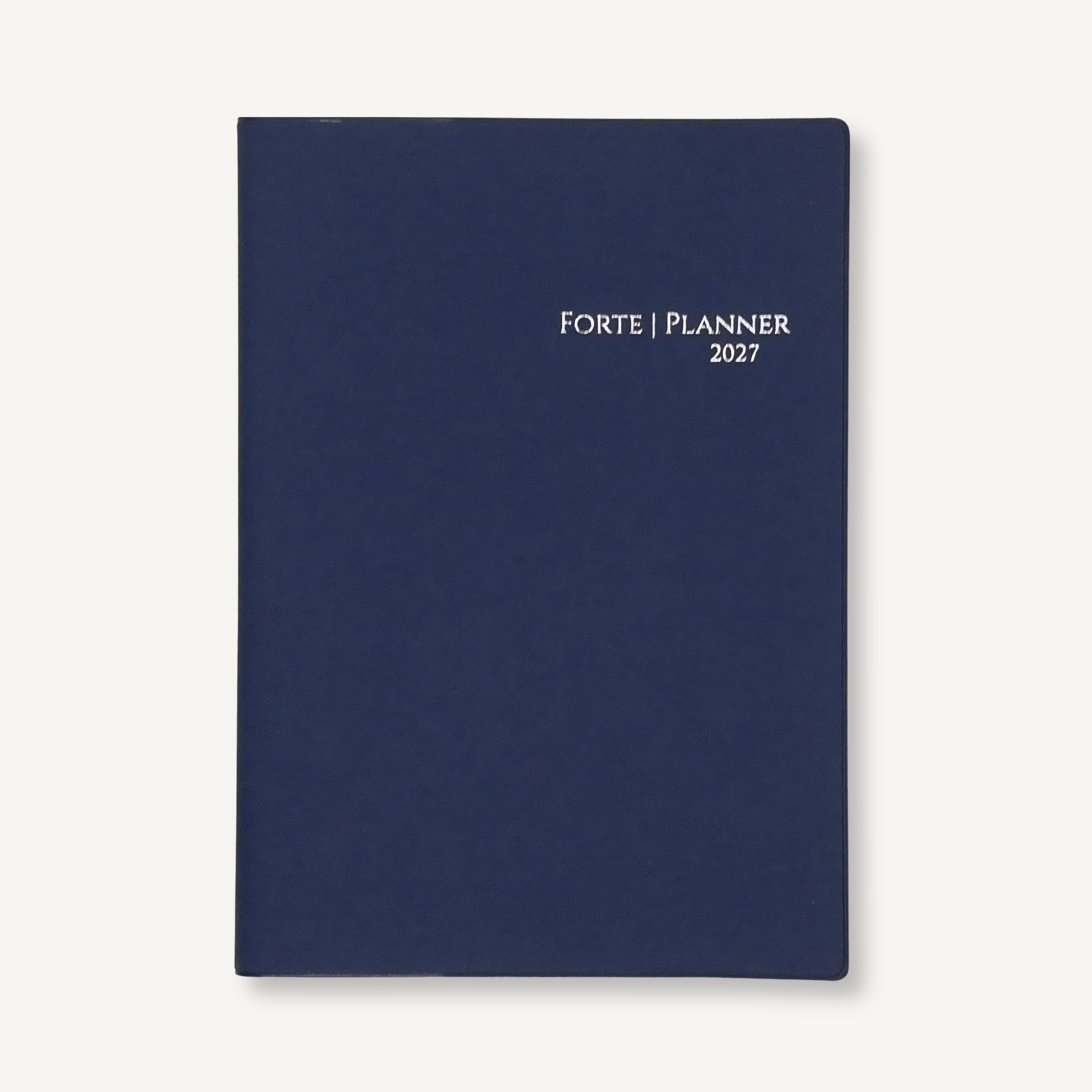 2027年手帳 Forte Planner クラシックネイビー A5｜目標・週間