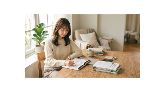 勉強が続かない人へ。手帳で学びを整える4ステップ｜社会人の資格勉強・スケジュール管理