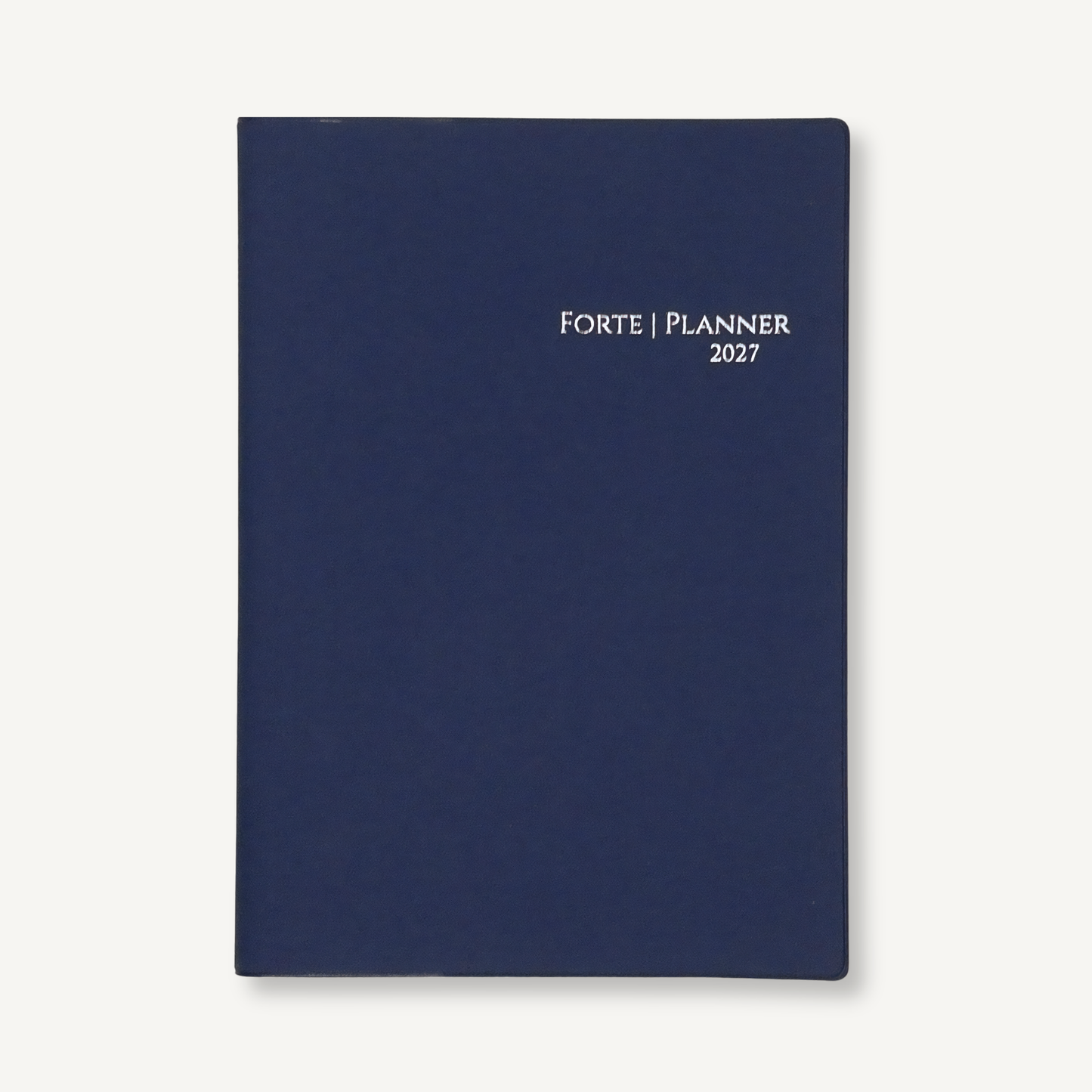 2027年 手帳｜Forte Planner クラシックネイビー A5サイズ マンスリー・ウィークリー・ジャーナル一体型 全5色 2026年12月始まり