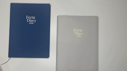 Forte Diary 2026年版 A5 グレー